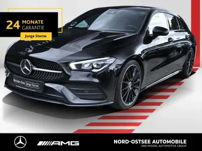 Gebraucht Mercedes CLA200 AMG 150 PS (110 kW) 2023 Unilack nachtschwarz Coupé