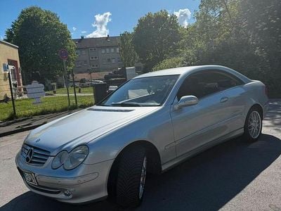 Brugt Mercedes CLK240 170 HK (125 kW) 2003 Sølv Coupe