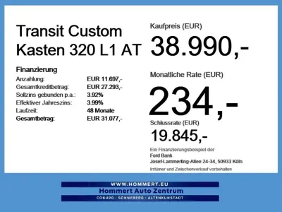 Neu Ford Transit Custom Trend 170 PS (125 kW) 2026 Frost weiß Van / Kleinbus