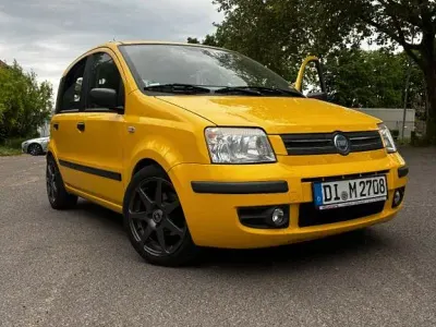 Brugt Fiat Panda 60 HK (44 kW) 2005 Gul Hatchback