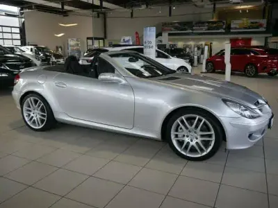 Brugt Mercedes SLK200 163 HK (119 kW) 2008 Sølv Cabriolet