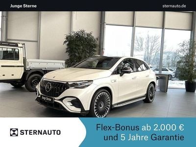 Manufaktur diamantweiß bright Gebraucht 2023 Mercedes EQE AMG 43 AMG SUV | 69.980 € (Fairer Preis)