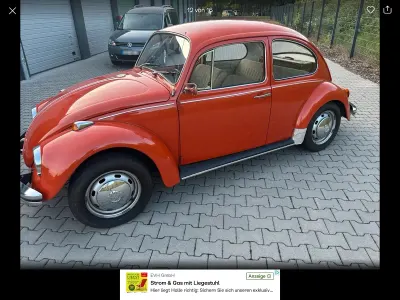 Gebraucht VW Käfer 1969 Orange Kleinwagen