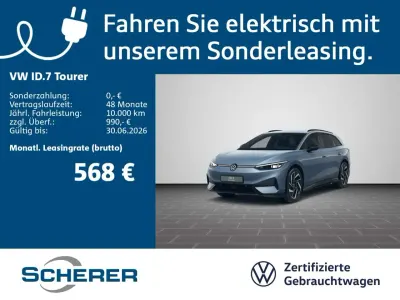 Gebraucht VW ID.7 IQ Drive 210 kW (286 PS) 2025 Blau Kombi