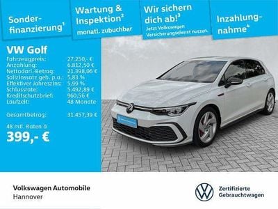 Pure white Gebraucht 2024 VW Golf GTI Limousine | 27.250 € (Guter Preis)