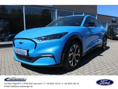 Gebraucht Ford Mustang Mach-E Extended Range 275 kW (375 PS) 2022 Grabber blue metallic (metallic) SUV