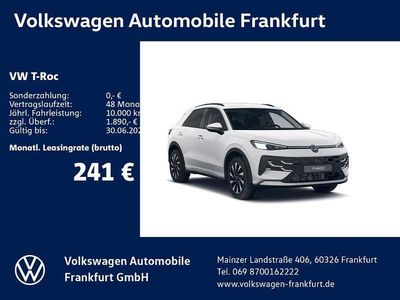 Nuova VW T-Roc Life 116 CV (85 kW) 2026 Bianco SUV