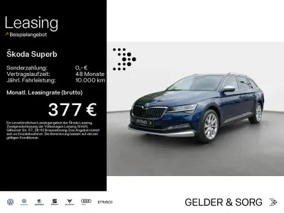 Gebraucht Skoda Superb 200 PS (147 kW) 2022 Lavablau metallic Kombi