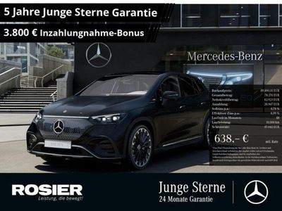 Gebraucht Mercedes EQE500 Premium Plus 300 kW (408 PS) 2024 Schwarz / obsidianschwarz SUV