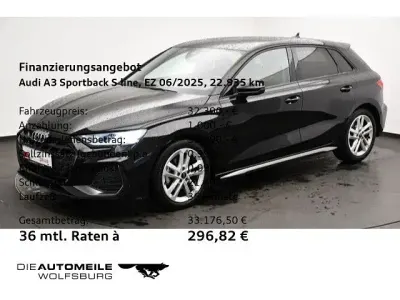 Gebraucht Audi A3 S-Line 150 PS (110 kW) 2025 Mythosschwarz metallic Limousine