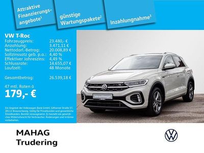 Second-hand VW T-Roc R-line 110 CP (80 kW) 2024 Gri SUV