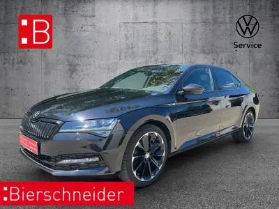 Gebraucht Skoda Superb SportLine 218 PS (160 kW) 2023 Schwarz Limousine