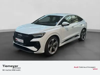 Gebraucht Audi Q4 Sportback e-tron S-Line 219 kW (299 PS) 2023 Weiß SUV