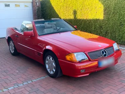 Gebraucht Mercedes SL500 320 PS (235 kW) 1993 Rot Cabrio