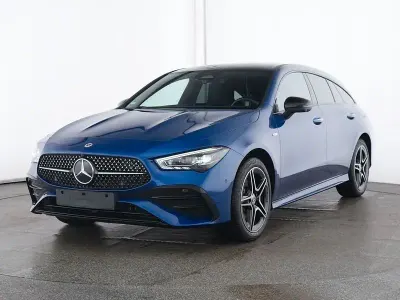 Gebraucht Mercedes CLA250e AMG Line Premium Plus 163 PS (119 kW) 2025 Blau Coupé