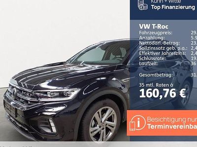 Begagnad VW T-Roc R-line 150 HK (110 kW) 2024 Svart SUV