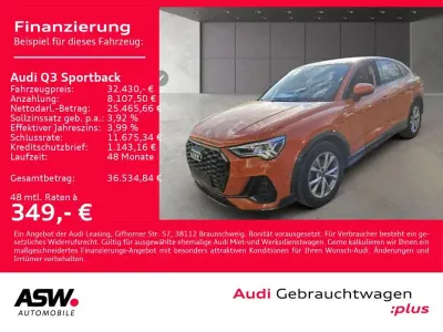 Gebraucht Audi Q3 Sportback S-Line 150 PS (110 kW) 2023 Pulsorange SUV