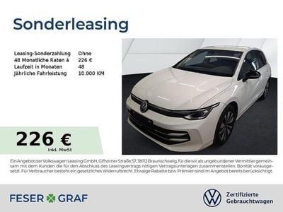 Pure white Gebraucht 2025 VW Golf Goal Limousine | 23.401 € (Superpreis)