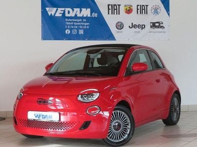 Rot Gebraucht 2022 Fiat 500e Red Cabrio | 19.980 € (Fairer Preis)