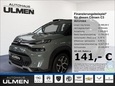 Gebraucht Citroën C3 Aircross PureTech 131 PS (96 kW) 2023 Gruen SUV