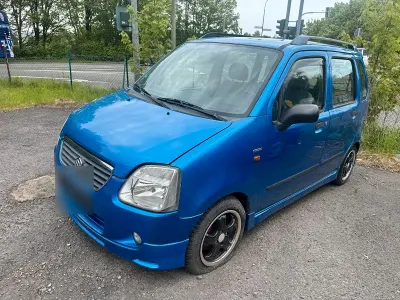 Brugt Suzuki Wagon R 76 HK (55 kW) 2003 Blå MPV
