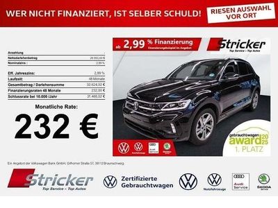 Deep black perleffekt (metallic) Gebraucht 2025 VW T-Roc R-line SUV | 28.949 € (Superpreis)