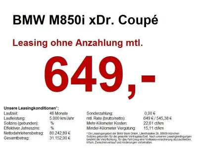 Gebraucht BMW M850