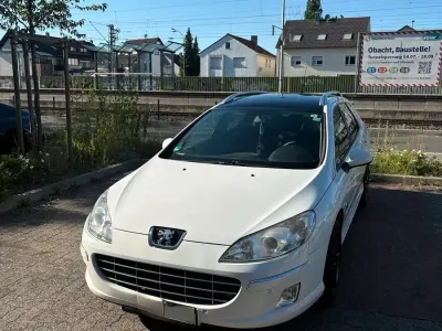 Gebraucht Peugeot 407 163 PS (119 kW) 2010 Weiß Kombi