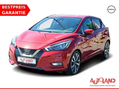 Gebraucht Nissan Micra Tekna 90 PS (66 kW) 2017 Rot Kleinwagen