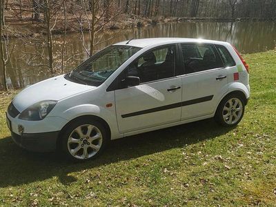Gebraucht Ford Fiesta 69 PS (50 kW) 2006 Weiß Kleinwagen