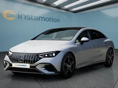 Nowe Mercedes EQE AMG 43 AMG 350 kW (476 KM) 2025 Srebrny Sedan/Limuzyna