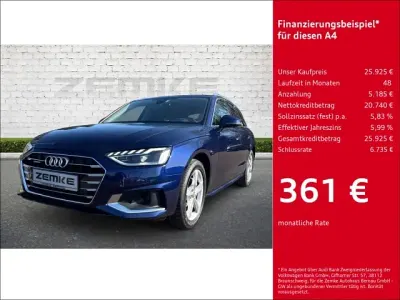 Brugt Audi A4 Advanced 190 HK (139 kW) 2020 Blå Stationcar