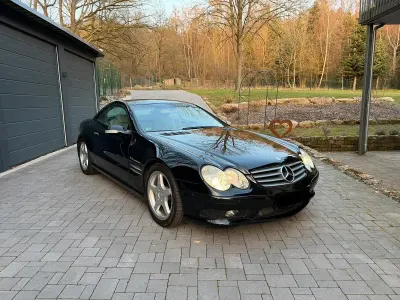 Używany Mercedes SL55 AMG AMG 500 KM (367 kW) 2002 Czarny Kabriolet
