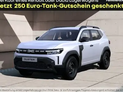 Ny Dacia Duster Essentiel 123 HK (90 kW) 2025 Vit SUV