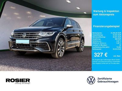 Usata VW Tiguan Allspace R-line 150 CV (110 kW) 2023 Nero SUV