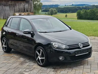 Gebraucht VW Golf VI 140 PS (102 kW) 2010 Schwarz Kleinwagen