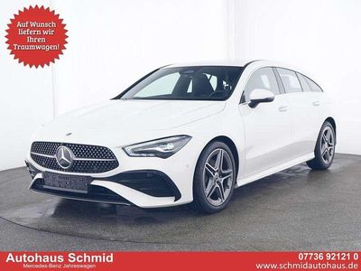 Gebraucht Mercedes CLA180 Shooting Brake AMG line 136 PS (100 kW) 2024 Unilack polarweiß Kombi