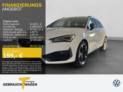 Używany Cupra Leon 150 KM (110 kW) 2024 Biały Sedan/Limuzyna