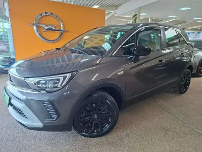 Gebraucht Opel Crossland X Elegance 110 PS (80 kW) 2022 Mondstein grau / vulkan grau SUV