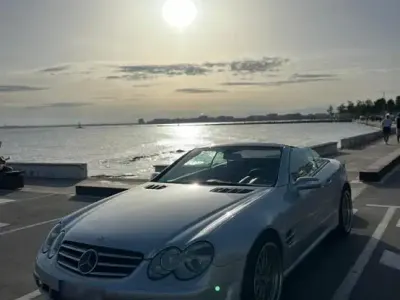 Brugt Mercedes SL55 AMG AMG 517 HK (380 kW) 2006 Sølv