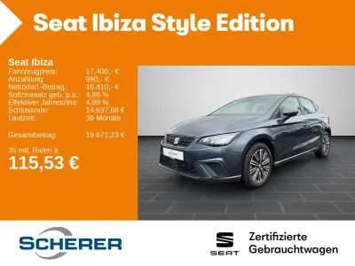 Second-hand Seat Ibiza Style 116 CP (85 kW) 2024 Gri Hatchback