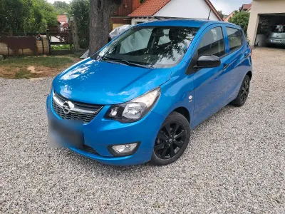 Używany Opel Karl 75 KM (55 kW) 2017 Niebieski Hatchback