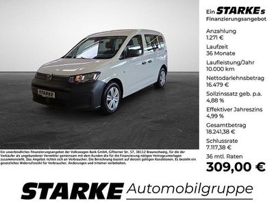 Gebraucht VW Caddy Basis 75 PS (55 kW) 2021 Weiß Van / Kleinbus