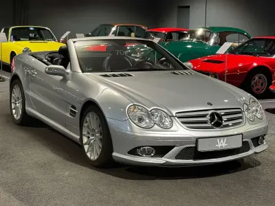 Gebraucht Mercedes SL350 AMG 272 PS (200 kW) 2007 Iridiumsilber  metalliclack Cabrio