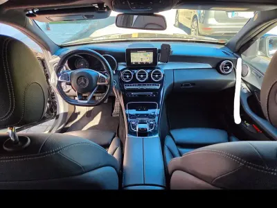Brugt Mercedes C250 AMG line 204 HK (150 kW) 2016 Sort Stationcar