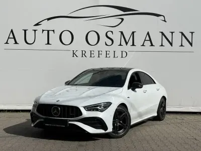 Gebraucht Mercedes CLA35 AMG Advanced Plus 306 PS (225 kW) 2024 Digitalweiss  metalliclack Coupé