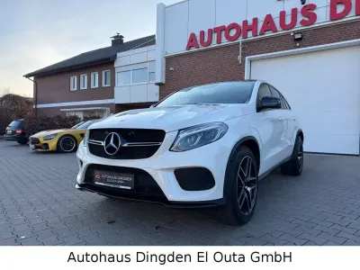 Brugt Mercedes GLE350 AMG line 258 HK (189 kW) 2019 Hvid Coupe