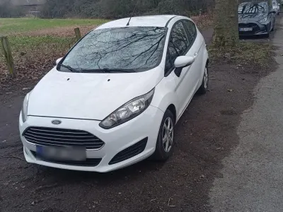 Gebraucht Ford Fiesta 65 PS (47 kW) 2014 Weiß Kleinwagen