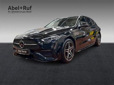 Lack obsidianschwarz Gebraucht 2023 Mercedes C300e AMG Kombi | 39.899 € (Fairer Preis)