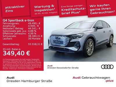 Taifungrau metallic Gebraucht 2024 Audi Q4 Sportback e-tron Ambiente SUV | 49.490 € (Teuer)